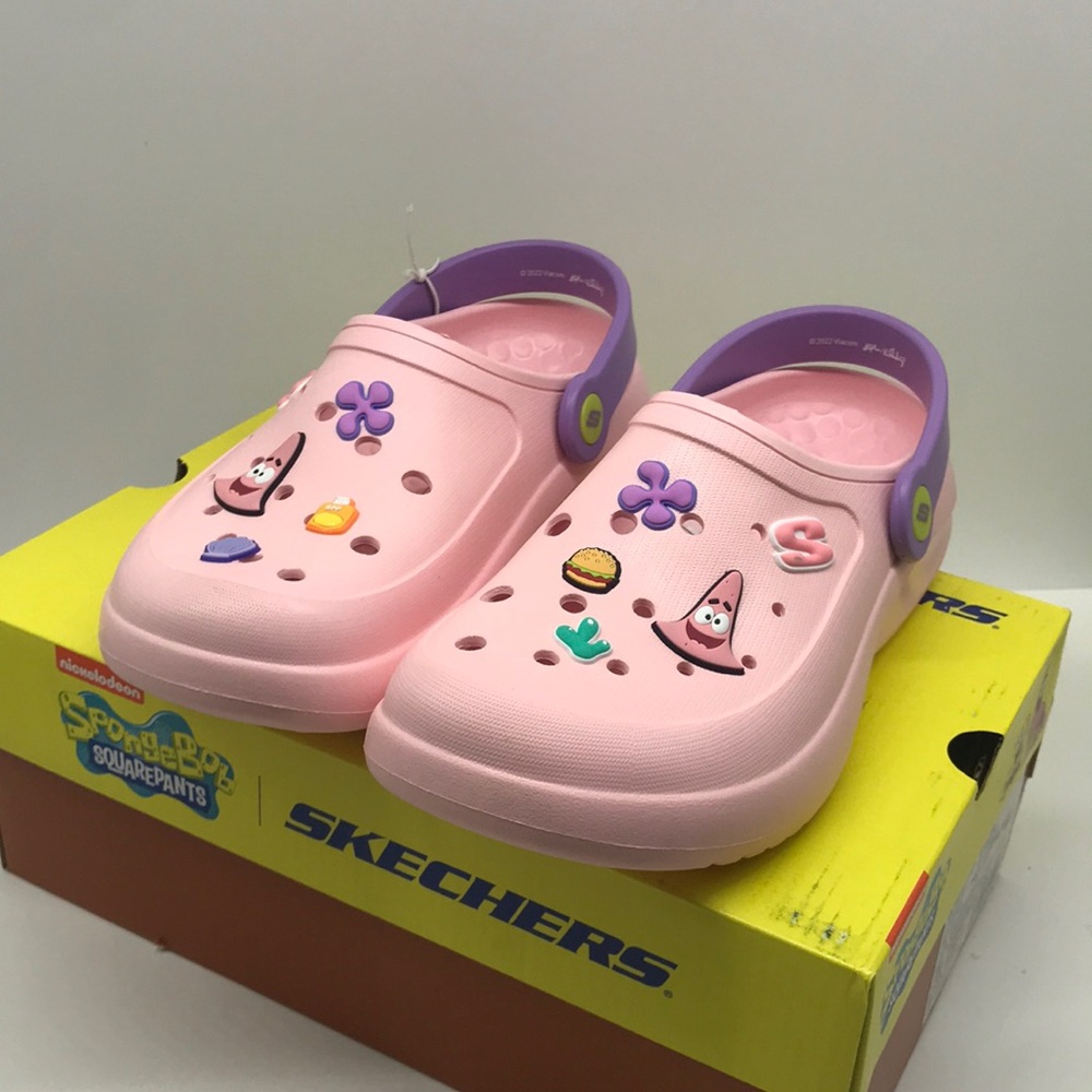 Skechers Sponge Bob Squarepants  Women's Patrick Foamies Size 7